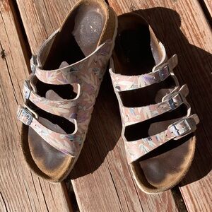 Birkenstock Floral Sandals with Buckles